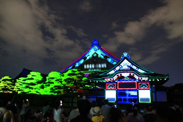 日本留學心得分享  GogoJapan   京の七夕ー二条城燈光秀