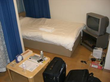 日本留學心得 短期公寓房間內